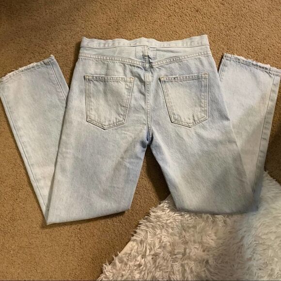 Current/Elliott The Original Straight Jeans Women's Size 24 High Rise - Picture 5 of 8
